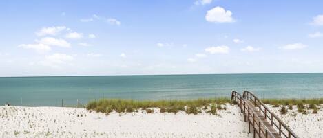 Aan het strand