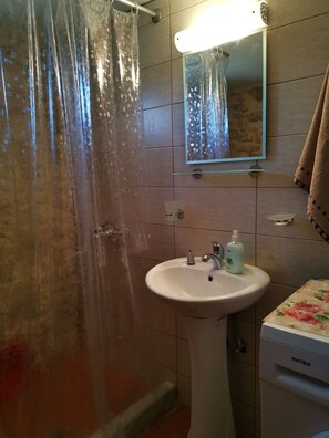 Hair dryer, towels