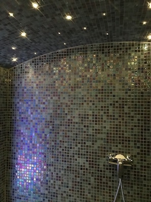 Steam room, massages
