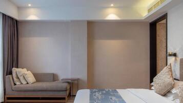 精選豪華大床房 | 遮光窗簾/窗簾、免費 Wi-Fi、床單