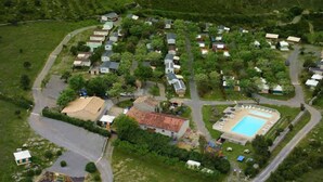 Aerial view - Camping Beaume Giraud (Balazuc)