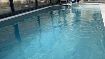 Indoor pool, outdoor pool