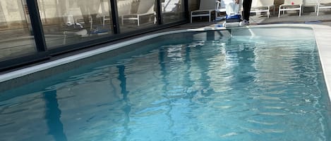 Indoor pool, outdoor pool