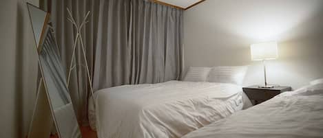 2 dormitorios, tabla de planchar con plancha, wifi