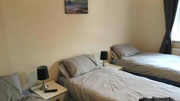 Individually decorated, individually furnished, iron/ironing board