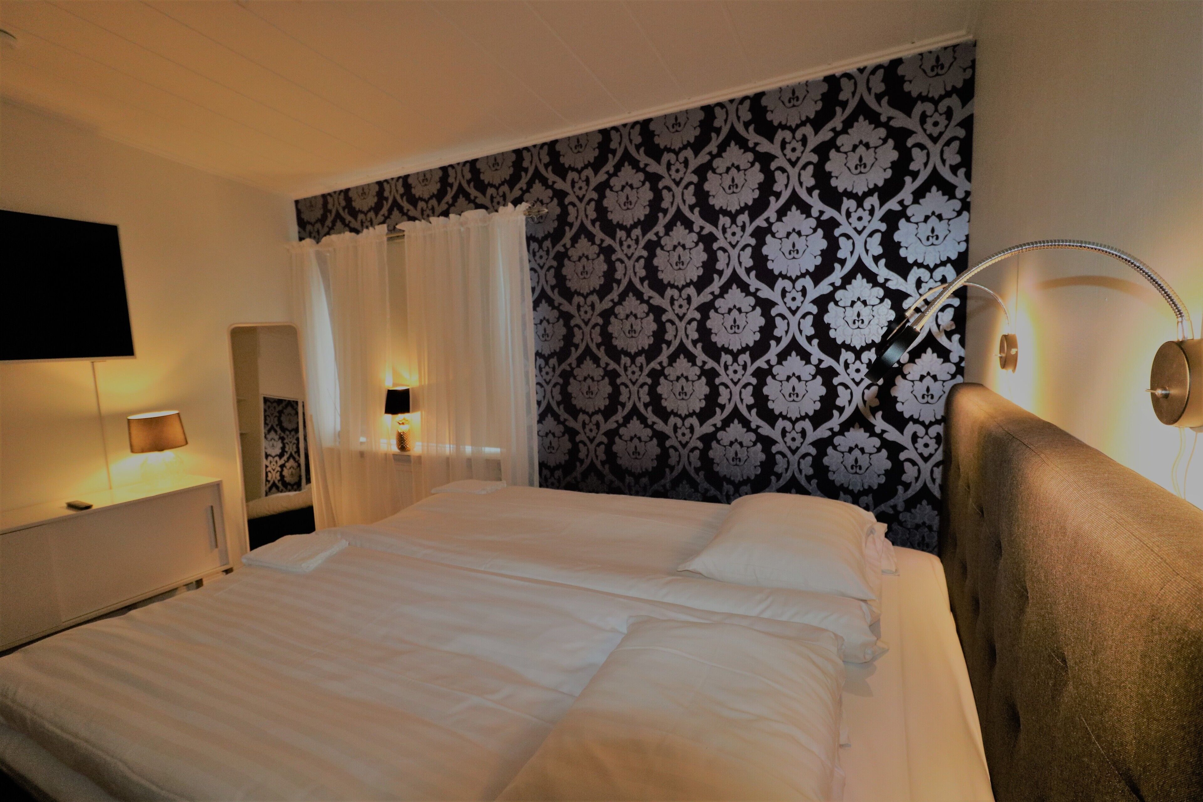 Habitación doble exclusiva | Insonorización, wifi gratis y ropa de cama 