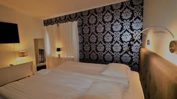 Habitación doble exclusiva | Insonorización, wifi gratis y ropa de cama