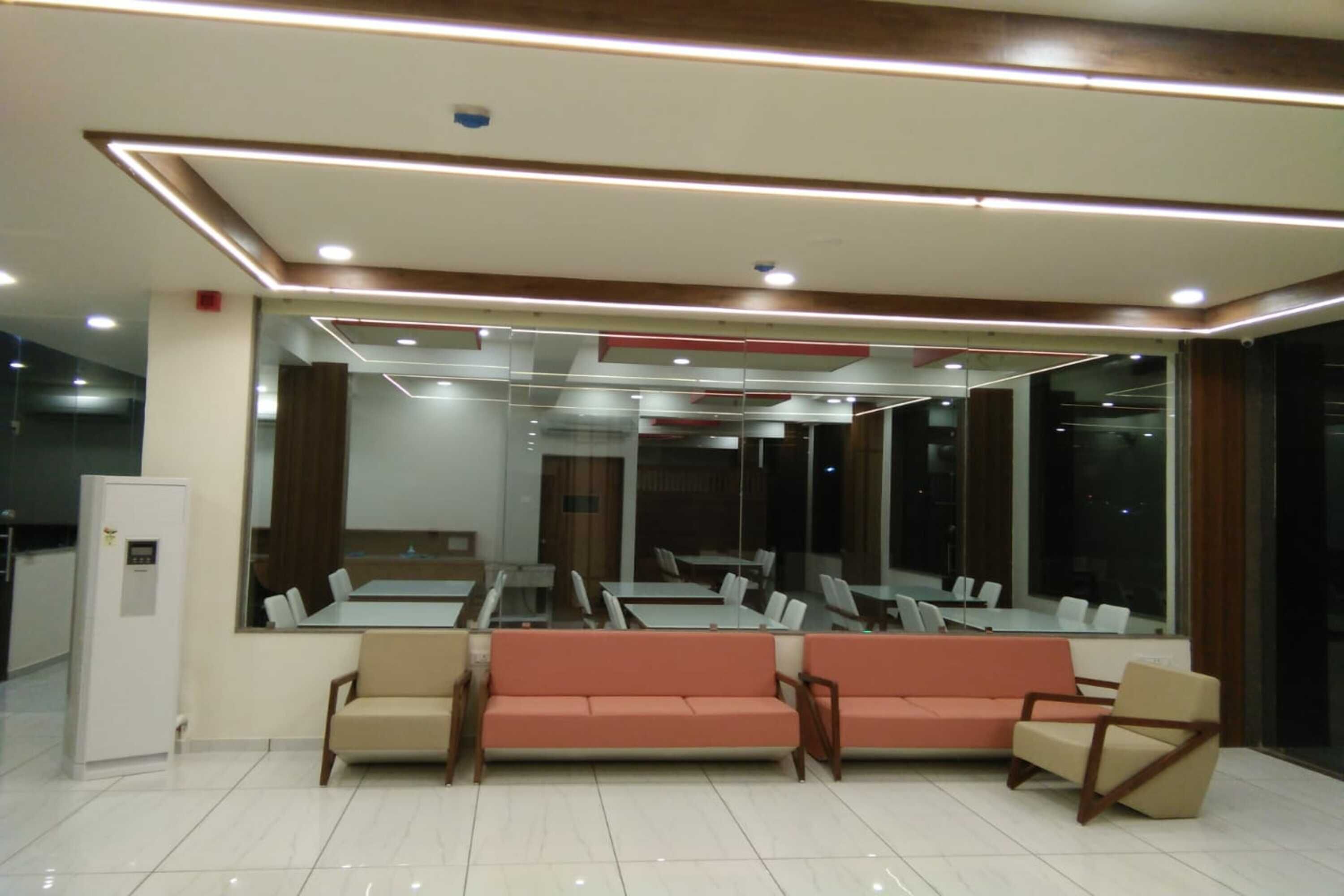 Sitteområde i lobbyen