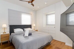 Appartement | 2 chambres, bureau, fer et planche à repasser, accès au Wi-Fi (inclus)