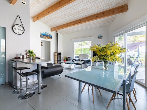 Maison contemporaine à Biscarrosse Lac - 6 pers, proche lac, jardin, quartier calme, avec WIFI