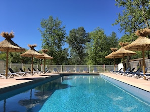 Seasonal outdoor pool - Camping Le Colorado (Rustrel)