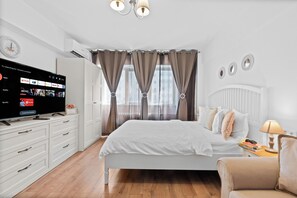 Deluxe appartement | 1 slaapkamer, luxe beddengoed, individueel gedecoreerd