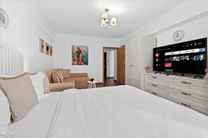 1 chambre, literie de qualité supérieure, décoration personnalisée