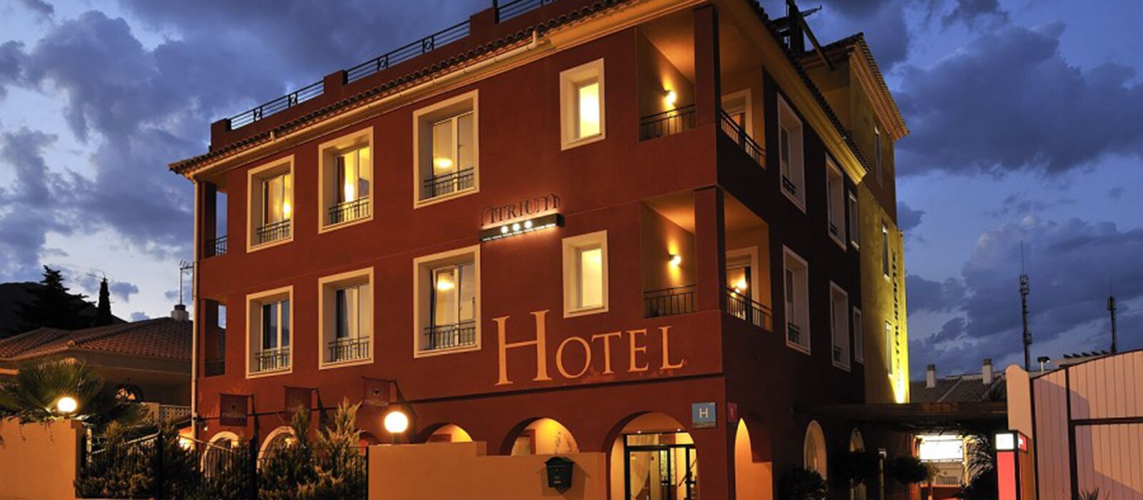 front of property – evening/night