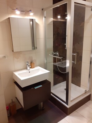 Suite studio | Douche de la salle de bain