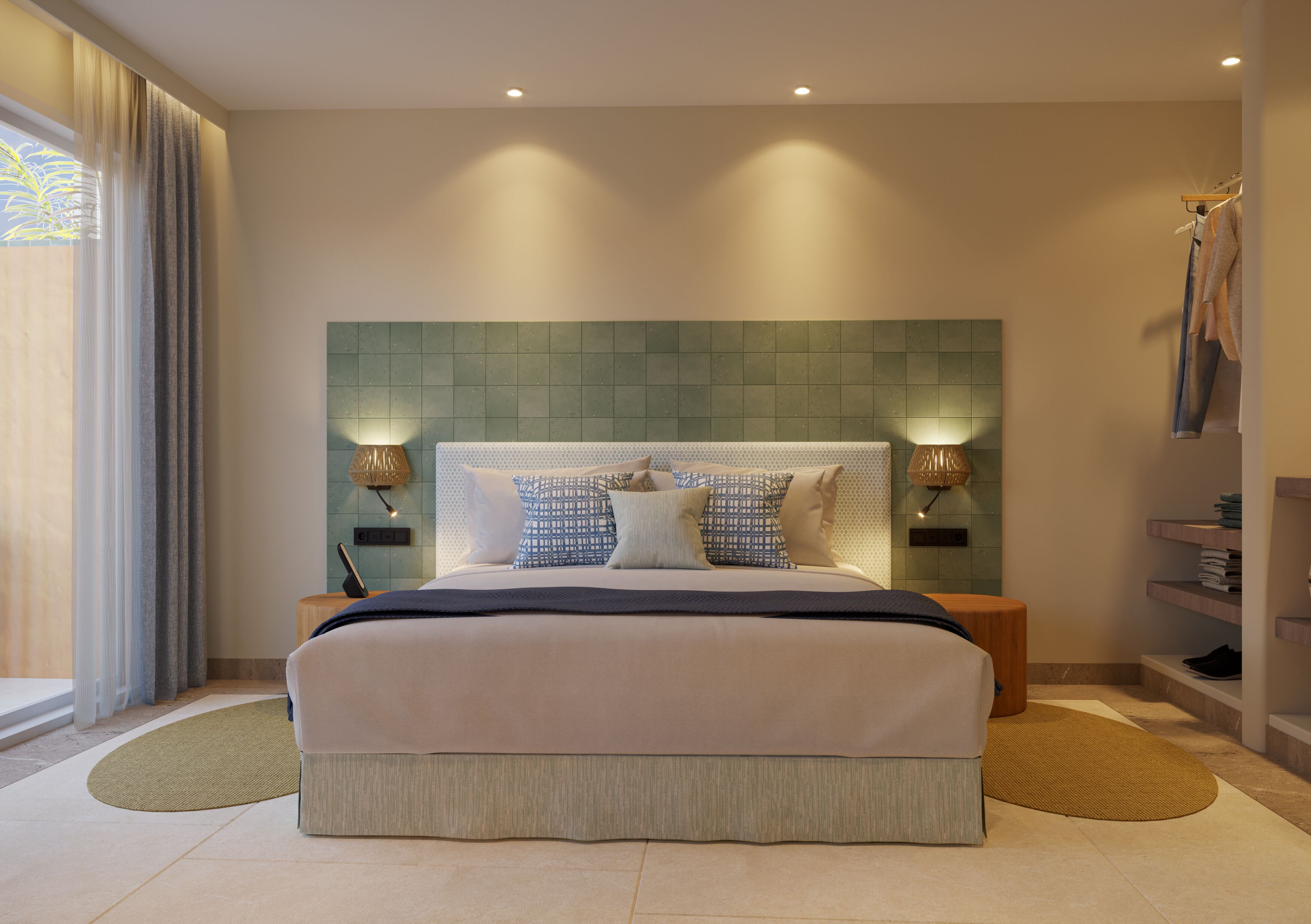 Junior-Suite, Gartenblick | Zimmersafe, Schreibtisch, kostenloses WLAN, Bettwäsche