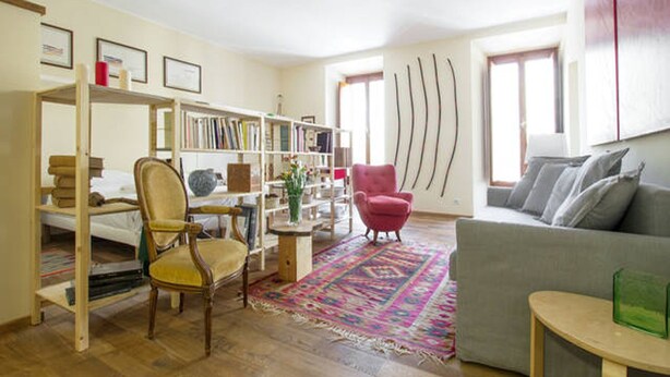 Studio | Living area - Portico d'Ottavia by the River (Rome)