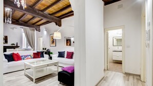 Apartment, 2 Bedrooms | Living room | Flat-screen TV - Charming apartment in Campo de Fiori (Rome)