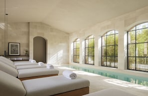 Sauna, steam room, deep-tissue massages, prenatal massages