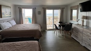 1 bedroom, free WiFi, bed sheets - Room#201 Standard 2 Queen Beds Pets Yes (Topsail Beach)