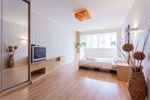 1 غرفة نوم وواي فاي مجانًا وملاءات أسرّة