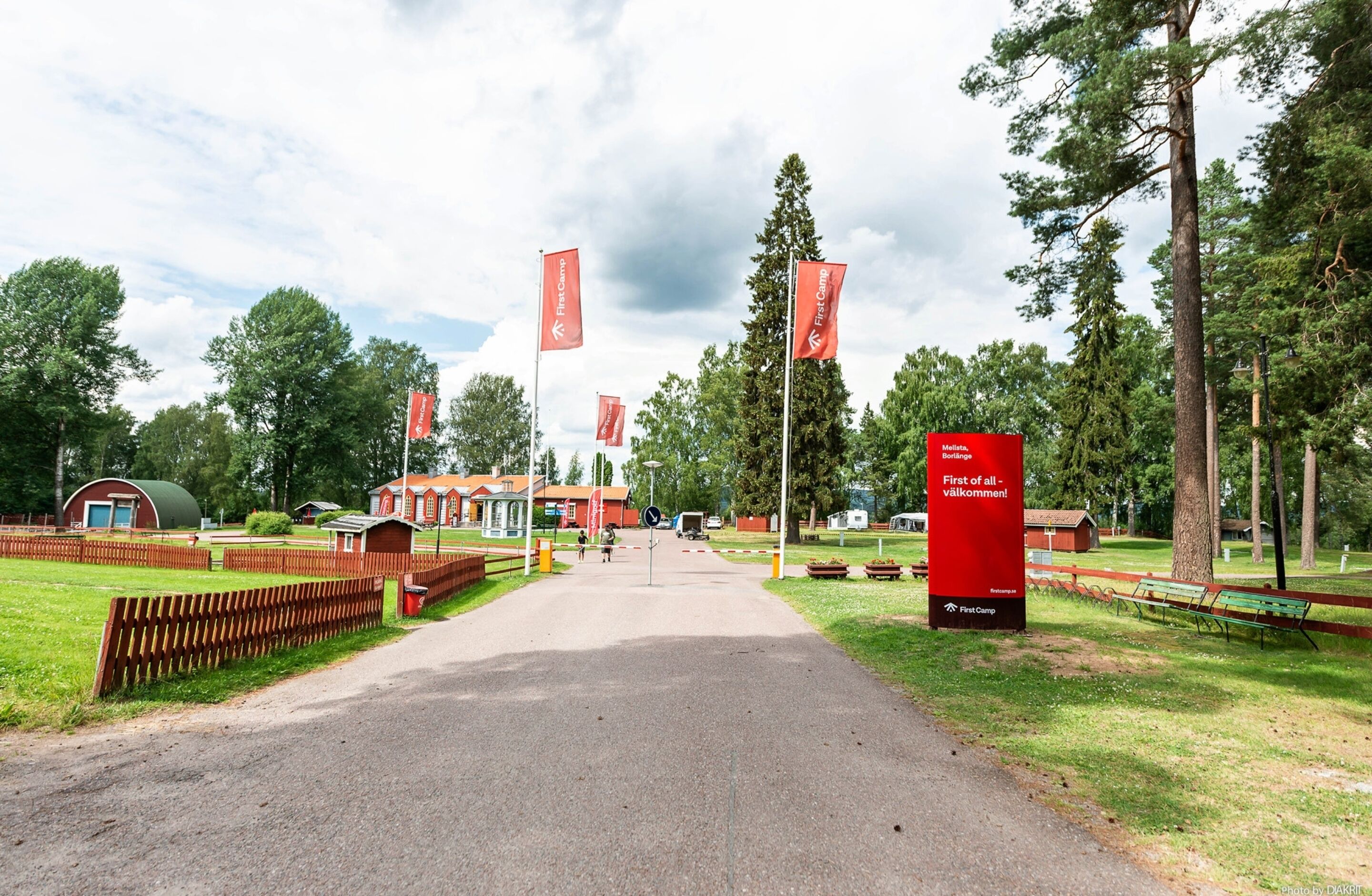 Entrada de la propiedad
