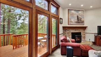 Smart-TV, Kamin, DVD-Player, Videothek