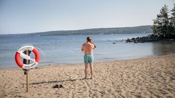 On the beach