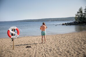 On the beach - First Camp Sundsvall – Fläsian (Sundsvall)