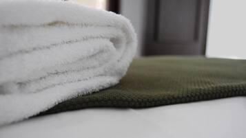 Down comforters, minibar, desk, free cribs/infant beds