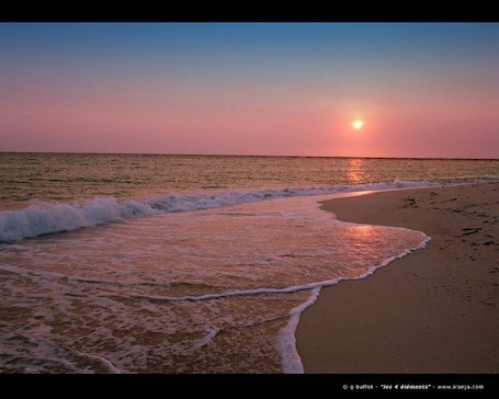 在附近的私人海滩