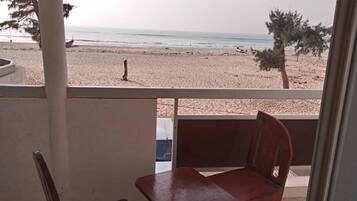 Vue sur la plage/lâocĂ©an