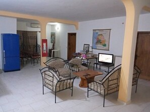 Sitteområde i lobbyen