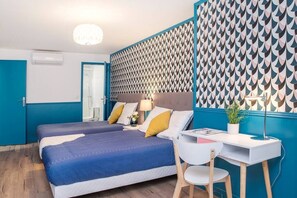 3 chambres, fer et planche à repasser, Wi-Fi gratuit, draps fournis