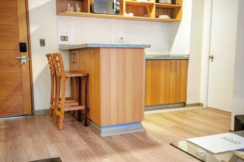 Appartement (2H Matrimonial + Twin) | Cuisine privée | Réfrigérateur, four à micro-ondes, surface de cuisson