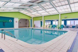 Indoor pool, a heated pool