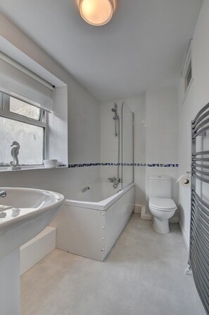 Hair dryer, towels