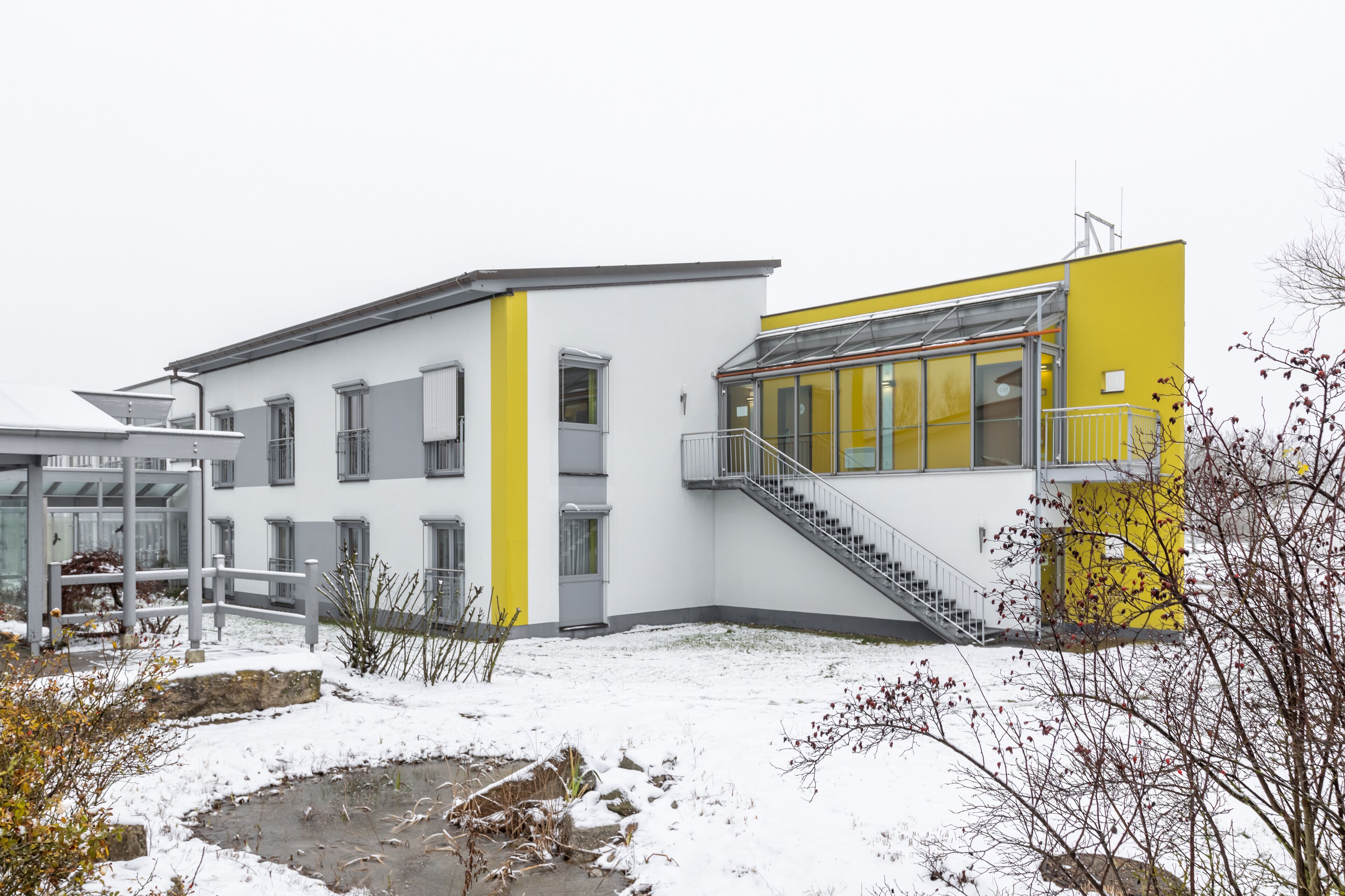 Fassade der Unterkunft