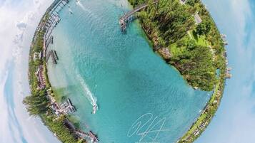 Piscina all'aperto, una piscina riscaldata