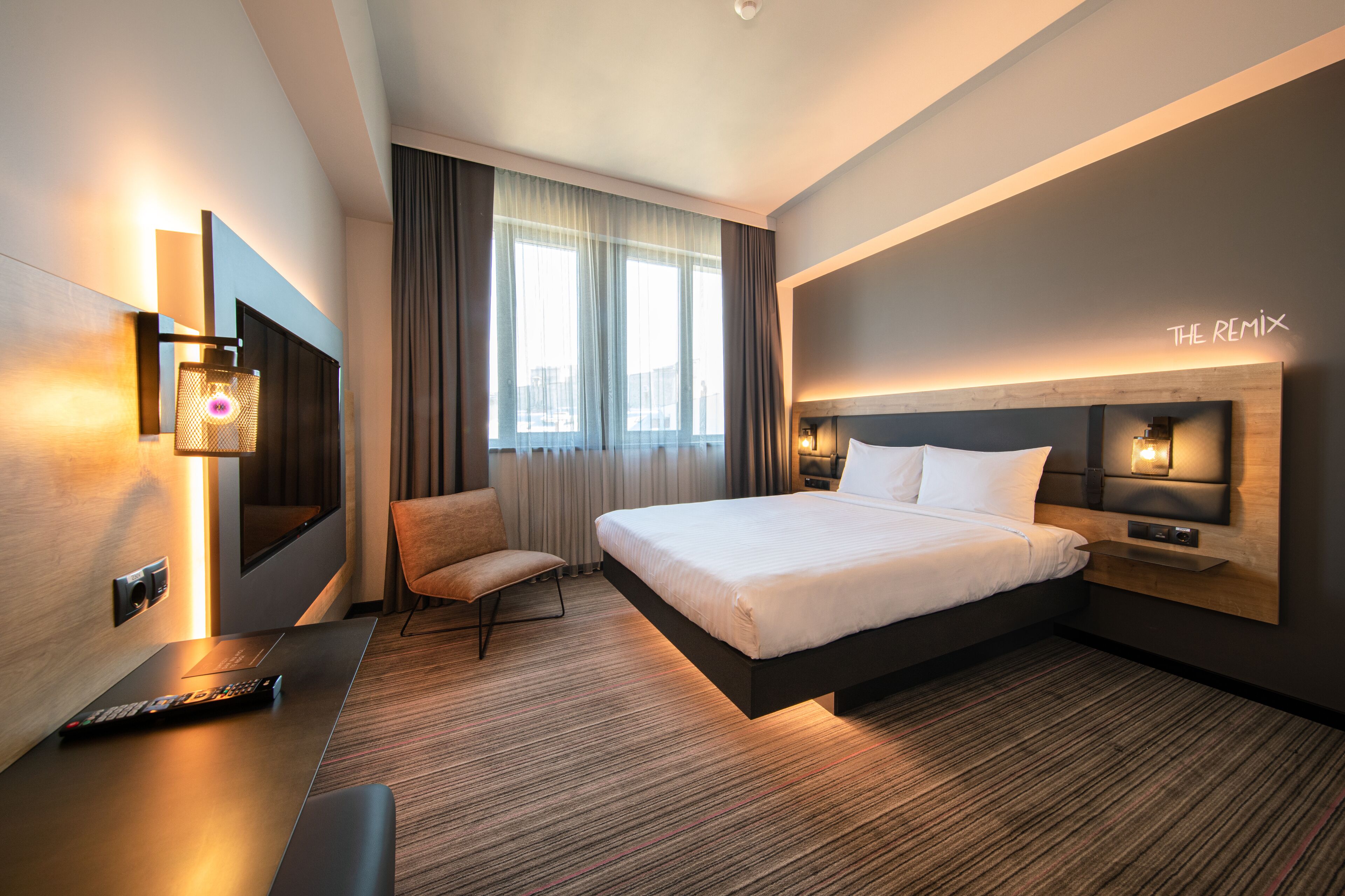 1 多间卧室、笔记本电脑工作区、遮光窗帘、免费婴儿床