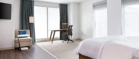 In-room safe, individually furnished, desk, blackout curtains