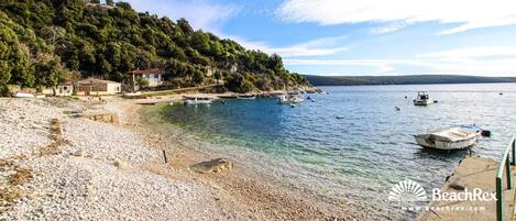 On the beach, beach bar