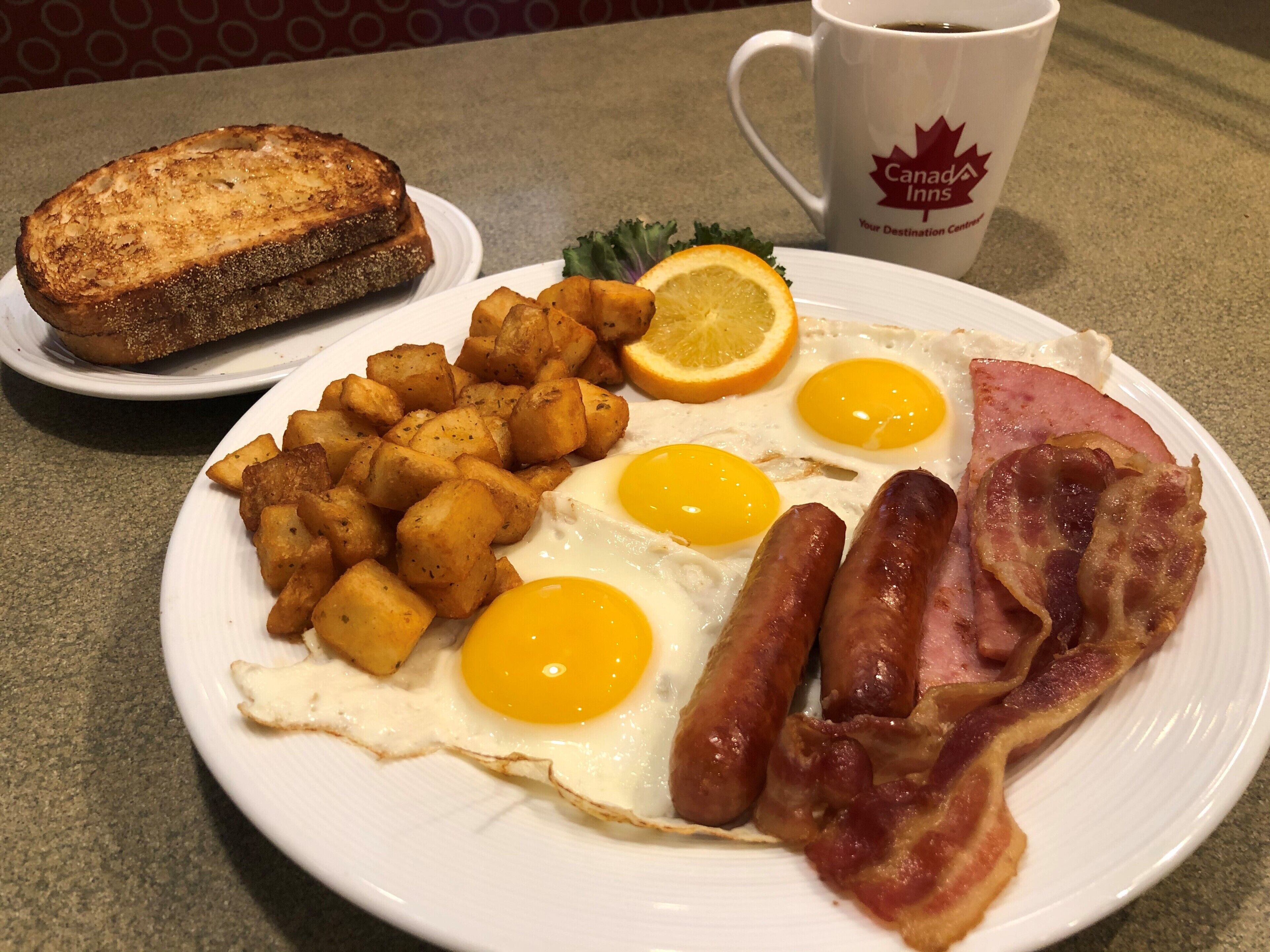 daily cooked-to-order breakfast for a fee