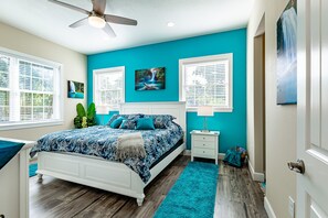 3 sovrum, skrivbord, strykjärn/strykbräda och gratis wi-fi