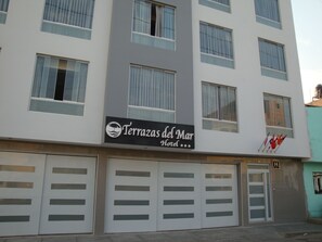 Majoituspaikan sisäänkäynti