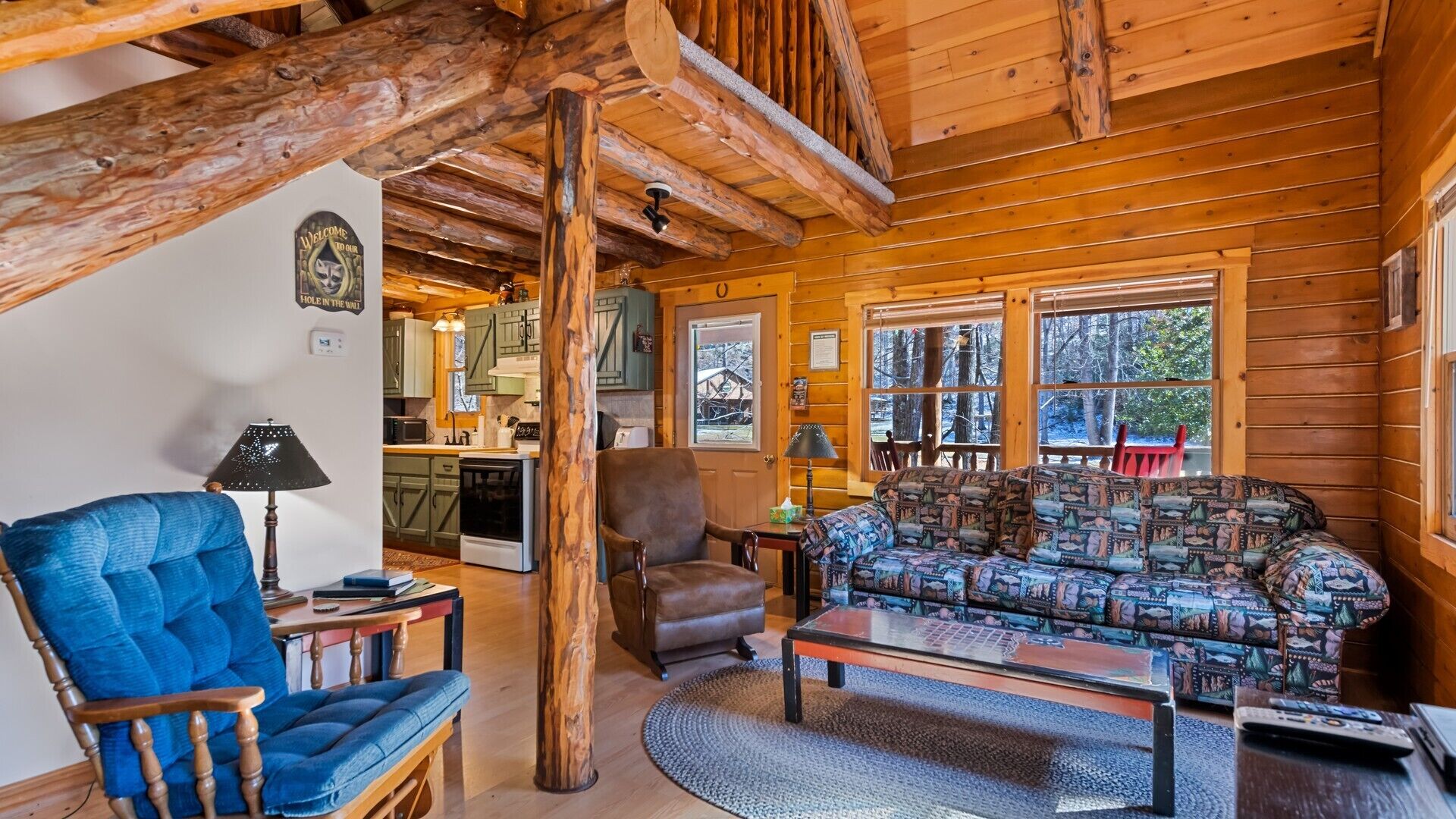 TV, fireplace, DVD player