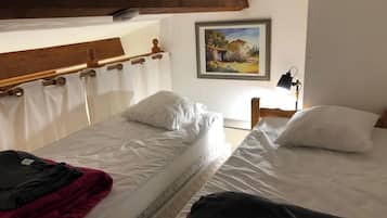 1 bedroom, iron/ironing board