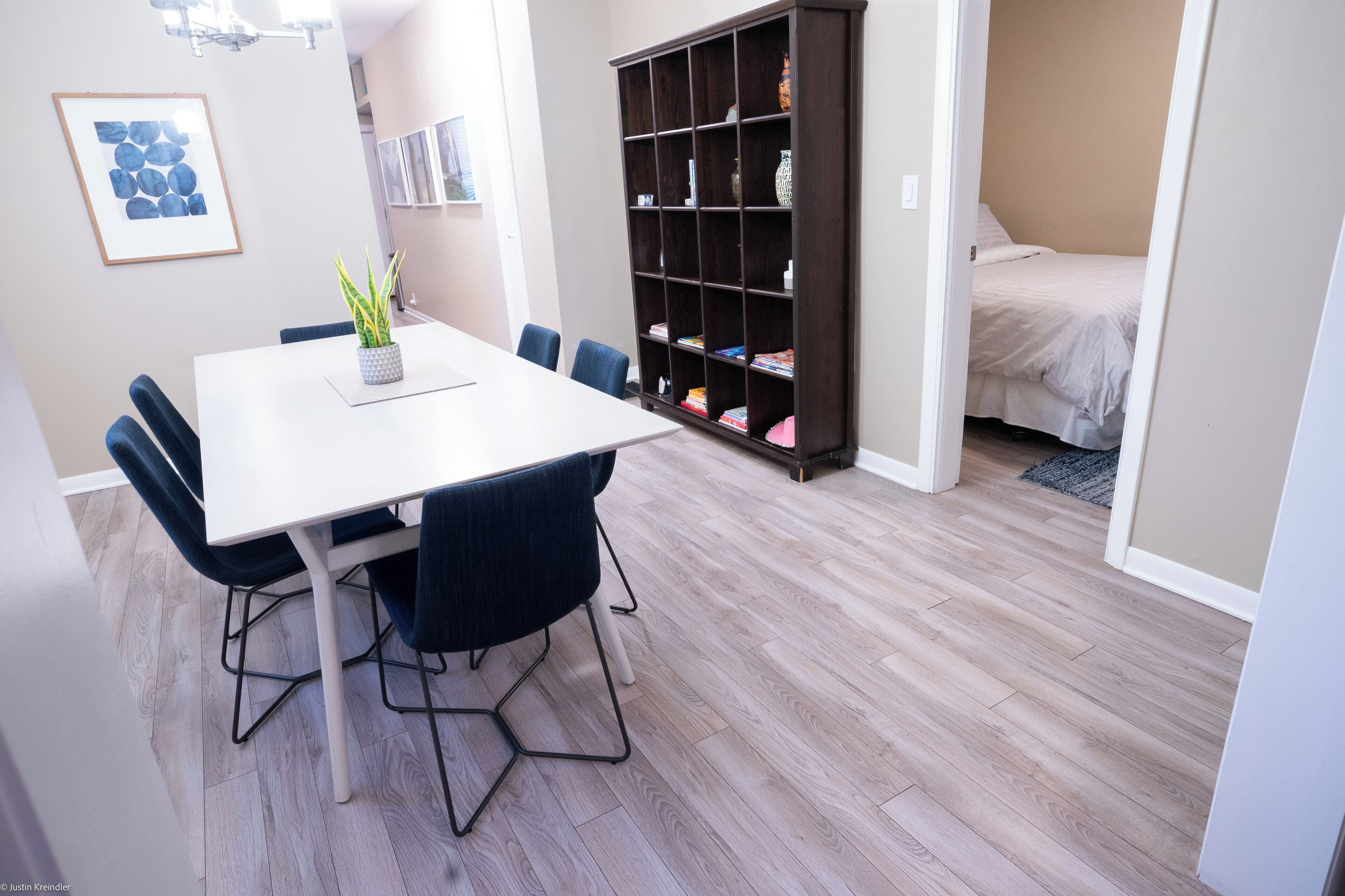 2 bedrooms, iron/ironing board, travel crib, free WiFi