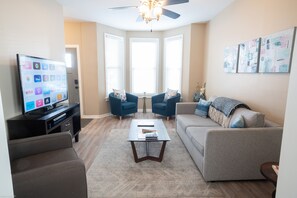 Smart TV, DVD player, video library
