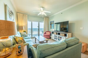 Smart TV, DVD player, books, video library